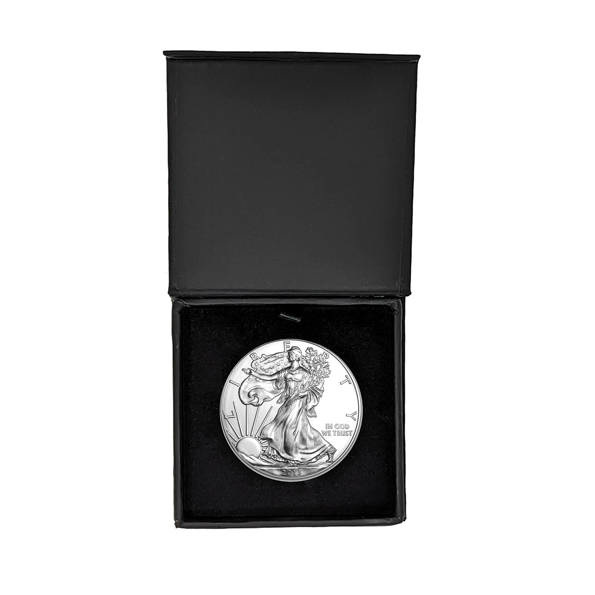 2013 American Silver Eagle in Black Gift Box - Gem Brilliant Uncirculated