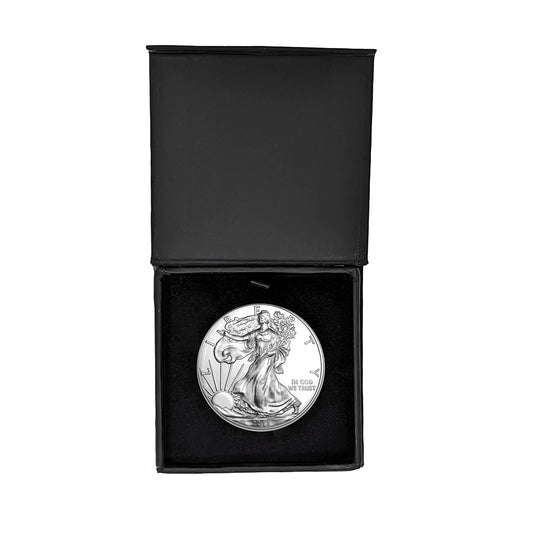 2013 American Silver Eagle in Black Gift Box - Gem Brilliant Uncirculated