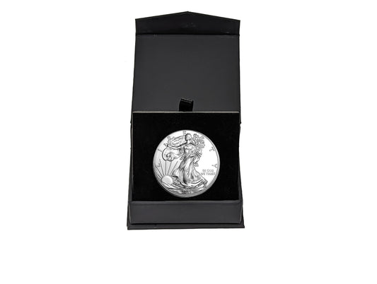 2013 American Silver Eagle in Black Gift Box - Gem Brilliant Uncirculated