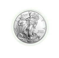 2014 U.S. Silver Eagle in Plastic Air-Tite Holder with Certificate of Authenticity