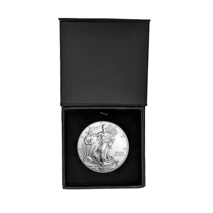 2014 American Silver Eagle - Premium Black Gift Box - Gem BU