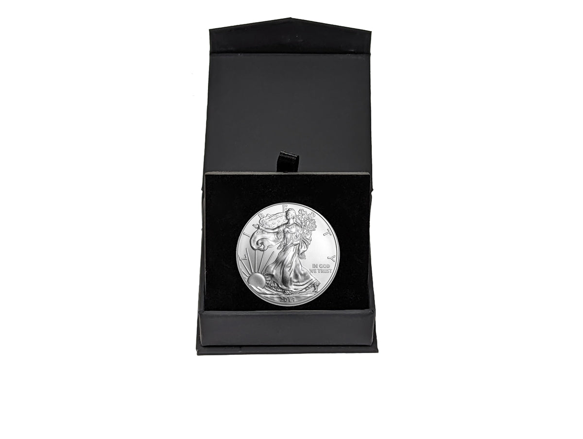 2014 American Silver Eagle - Premium Black Gift Box - Gem BU