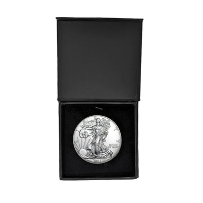 2015 American Silver Eagle BU in Air-Tite & Black Gift Box