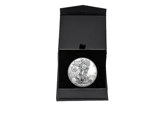 2015 American Silver Eagle BU in Air-Tite & Black Gift Box