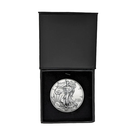 2016 American Silver Eagle - Air-Tite Capsule in Premium Black Gift Box - Gem BU