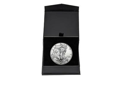 2016 American Silver Eagle - Air-Tite Capsule in Premium Black Gift Box - Gem BU