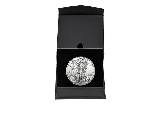 2016 American Silver Eagle - Air-Tite Capsule in Premium Black Gift Box - Gem BU