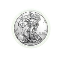 2017 U.S. Silver Eagle in Plastic Air-Tite Holder with Certificate of Authenticity