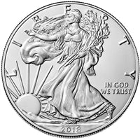 2018 U.S. Silver Eagle - Gem Brilliant Uncirculated with Certificate of Authenticity