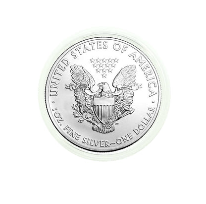 2019 U.S. Silver Eagle in Plastic Air-Tite Holder with Certificate of Authenticity