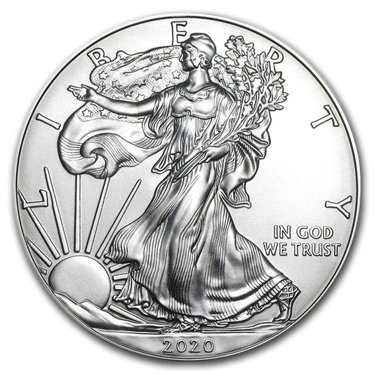 2020 U.S. Silver Eagle with our Certificate of Authenticity