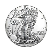 2021 U.S. Silver Eagle with our Certificate of Authenticity