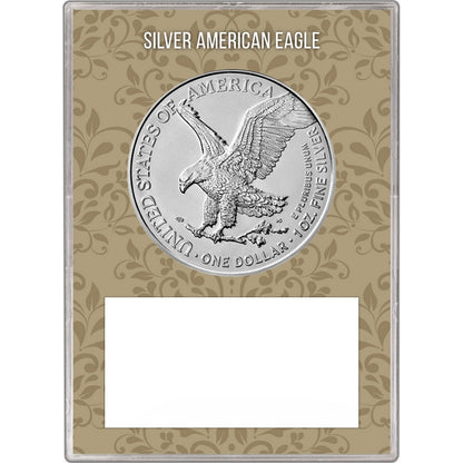 2024 U.S. Silver Eagle in Happy Anniversary Holder - Gem Brilliant Uncirculated