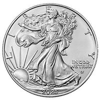 2025 U.S. Silver Eagle with our Certificate of Authenticity