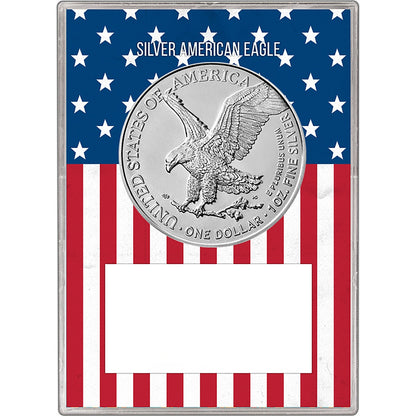 2025 U.S. Silver Eagle in First Salute Gift Holder - Gem Brilliant Uncirculated