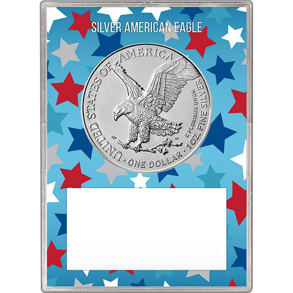 2025 U.S. Silver Eagle in "My First Silver American Eagle" Gift Holder - Gem Brilliant Uncirculated