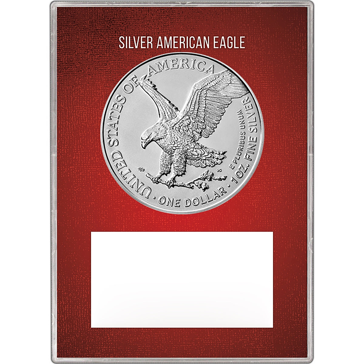 2025 U.S. Silver Eagle in Peace on Earth Dove Gift Holder - Gem Brilliant Uncirculated