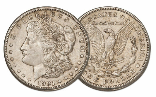 1921 Morgan Silver Dollar - Fine or Better Grade