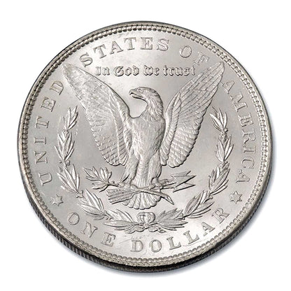 Pre-1921 90% Silver Morgan AU - Dates Vary - $1 AU  in Air-Tite Capsule Holder with Smyrnacoin Certificate of Authenticity