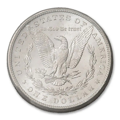 Pre-1921 90% Silver Morgan AU - Dates Vary - $1 AU  in Air-Tite Capsule Holder with Smyrnacoin Certificate of Authenticity