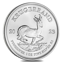 2023 South African 1 oz .999 Fine Silver Krugerrand