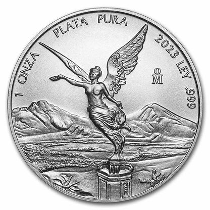 2023 Mexican Libertad 1 Ounce .999 Silver Coin - Banco De Mexico Libertad