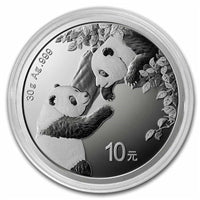 2023 China 30g Silver Panda ¥10 Coin Gem BU