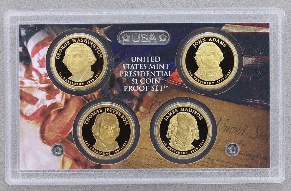 2007 U.S. Mint 14-coin Silver Proof Set - OGP box & COA