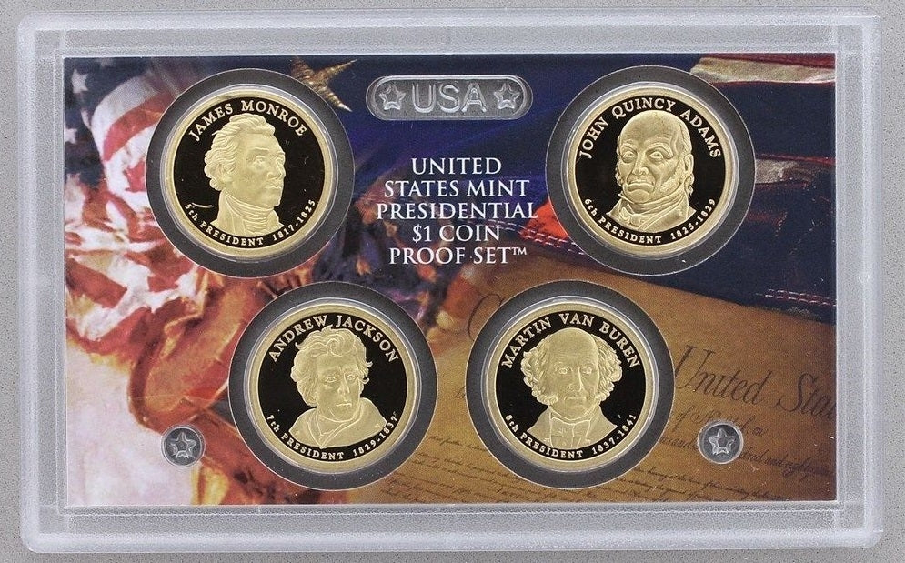2008 U.S. Mint 14-coin Silver Proof Set - OGP box & COA