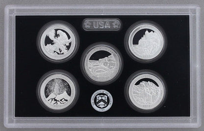 2012 U.S. Mint 14-coin Silver Proof Set - OGP box & COA