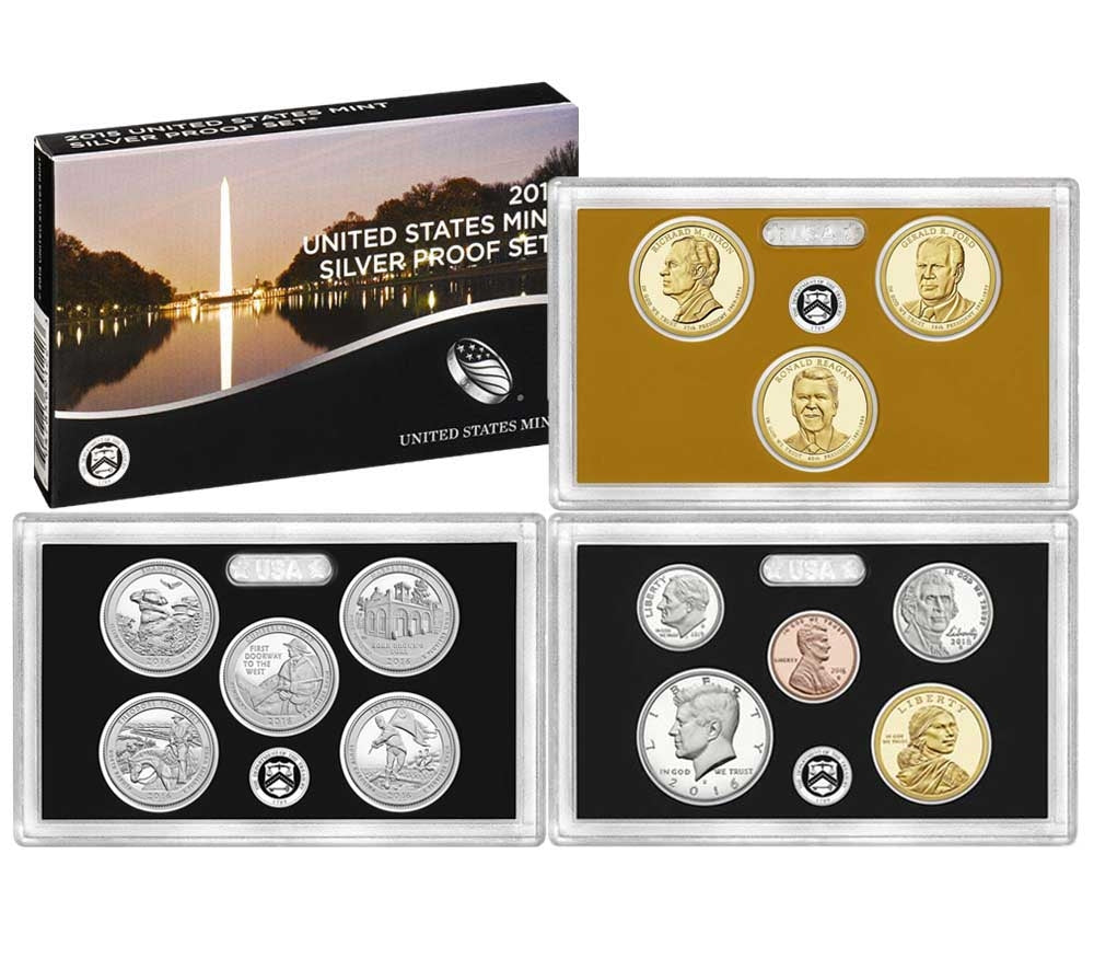 2016 U.S. Mint 13-Coin Silver Proof Set with OGP Box & COA