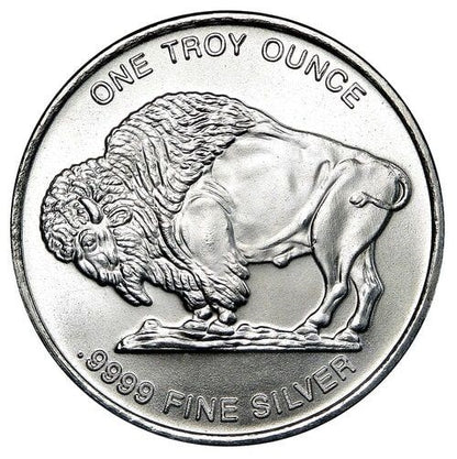 Buffalo Design One Ounce .999 Silver Round