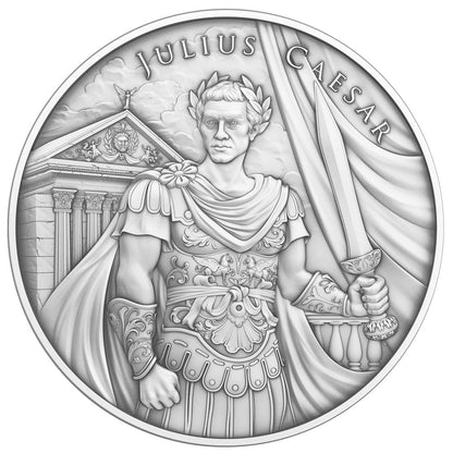 2025 1 oz Julius Caesar Design .999 Fine Silver Round