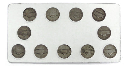 1942 - 1945 Wartime Silver Nickel Set