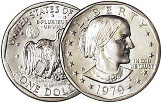 1979 - D Susan B. Anthony Dollar - Single Coin