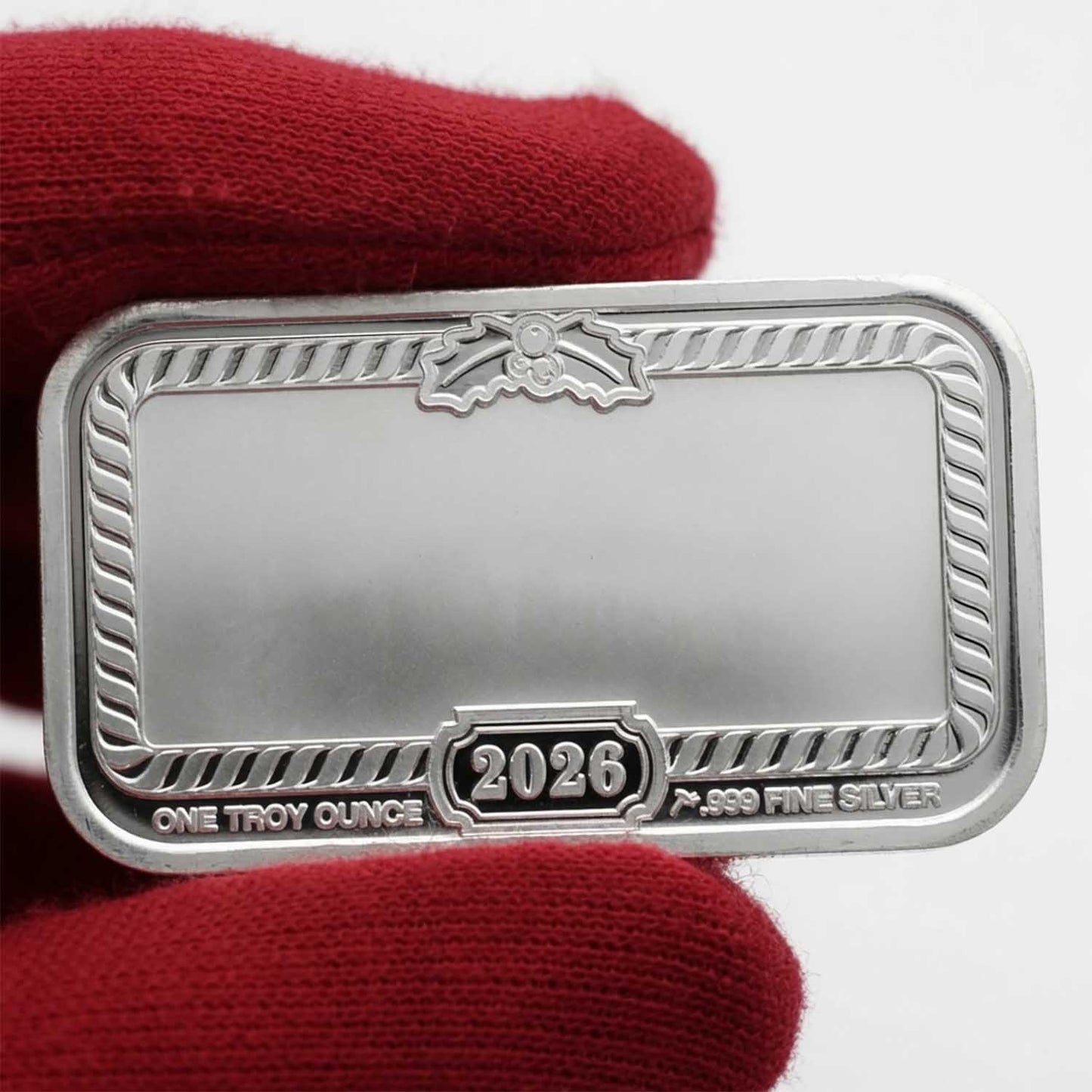 2026 Mary, Joseph, and Baby Jesus Nativity 1oz .999 Silver Bar in Ornament Holder