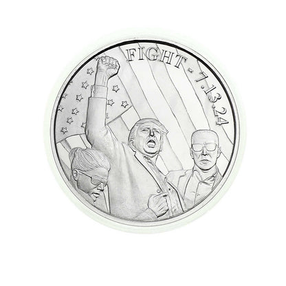 2024 President Trump Fight 7.13.24 Coin 1 Ounce Silver Round