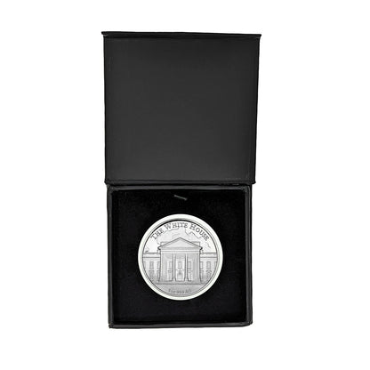 2024 President Trump Fight 7.13.24 Coin 1 Ounce Silver Round in Air Tite and Black Magnet Close Gift Box