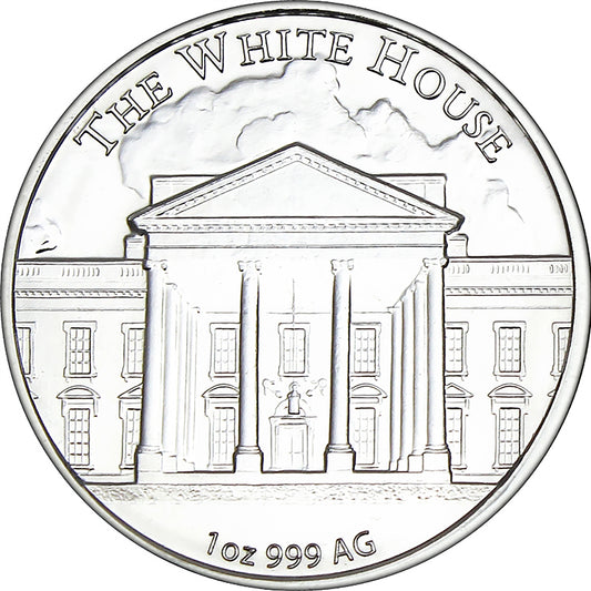Donald Trump 47th President 1oz .999 Silver Round - Air-Tite Holder