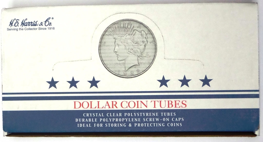 Box of 100 U.S. pre-1978 U.S. Silver Dollars Coin Tubes