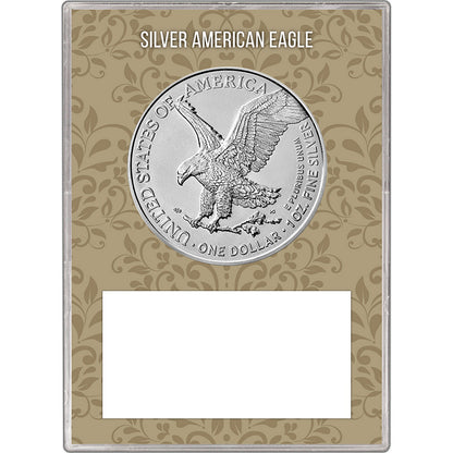 2023 U.S. Silver Eagle in Happy Anniversary Holder - Gem Brilliant Uncirculated