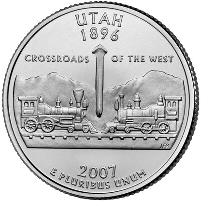 2007-D Utah State Quarter - 40-Coin Roll