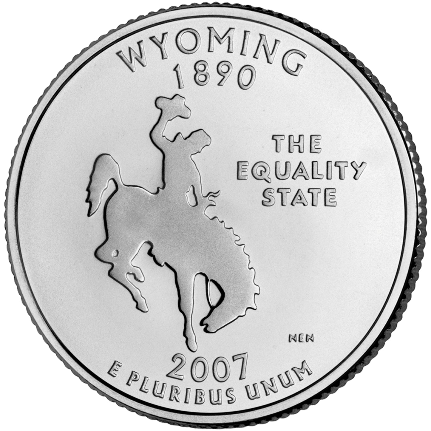 2007-D Wyoming State Quarter Roll - 40 Coins BU