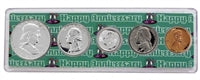 1957 - 65th Anniversary Year Coin Set in Happy Anniversary Holder
