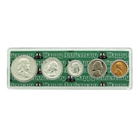 1959 - 63rd Anniversary Year Coin Set in Happy Anniversary Holder