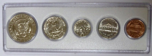 1969 Birth Year Coin Set - Uncirculated Coins in American Flag Holder