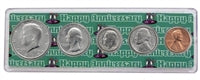 1974 - 48th Anniversary Year Coin Set in Happy Anniversary Holder