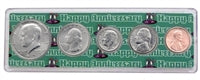 1977 - 45th Anniversary Year Coin Set in Happy Anniversary Holder