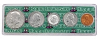 1980 - 42nd Anniversary Year Coin Set in Happy Anniversary Holder
