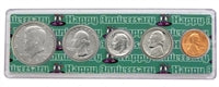 1984 - 38th Anniversary Year Coin Set in Happy Anniversary Holder